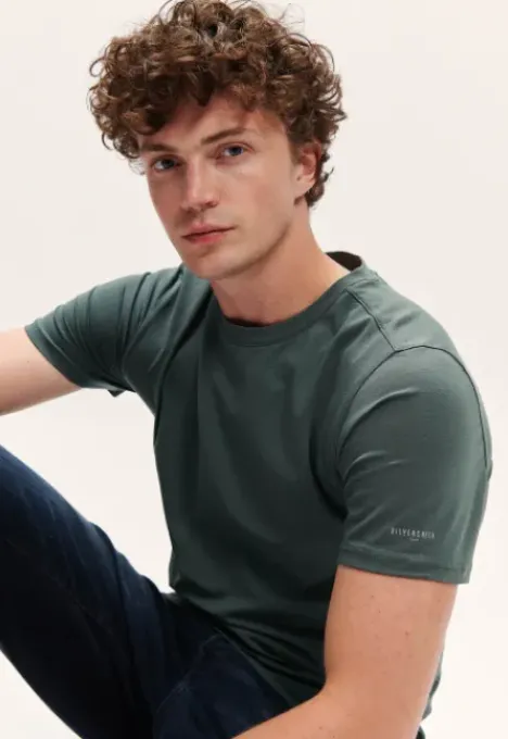 Sale Base O-neck T-shirt Basics|T-shirts