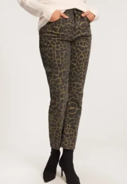 Faith Leopard Jeans Tapered|Jeans