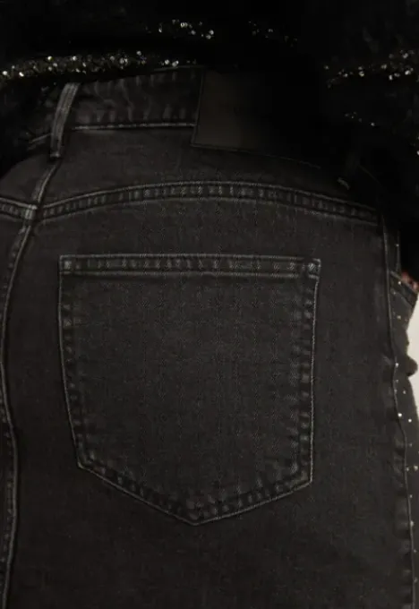 Hot Mare Denim Skirt Rokken