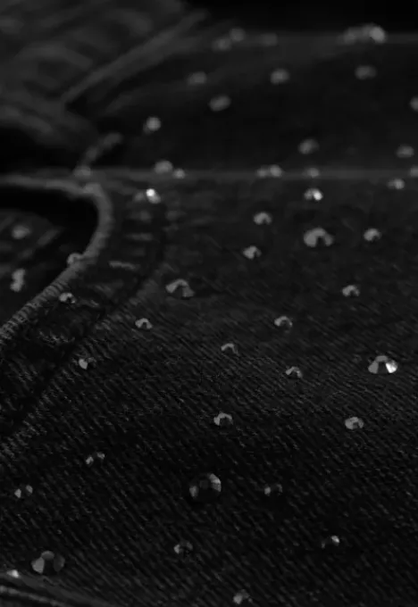 Hot Mare Denim Skirt Rokken